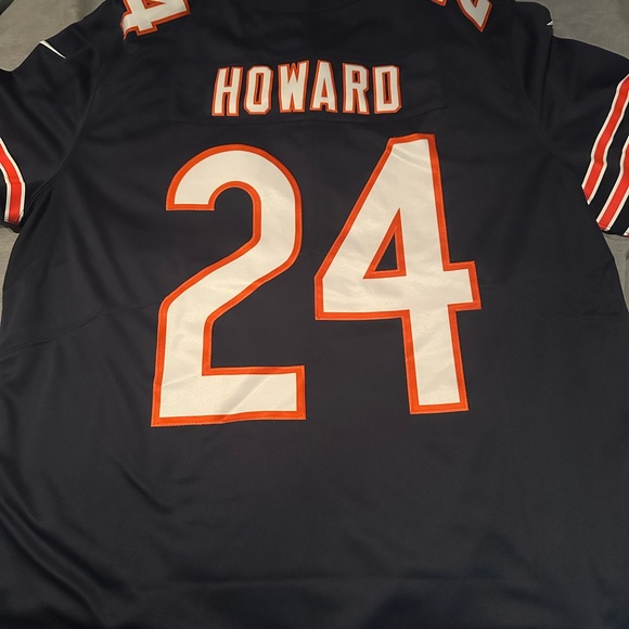 Nike Other - Black Football Jersey with Orange Accents